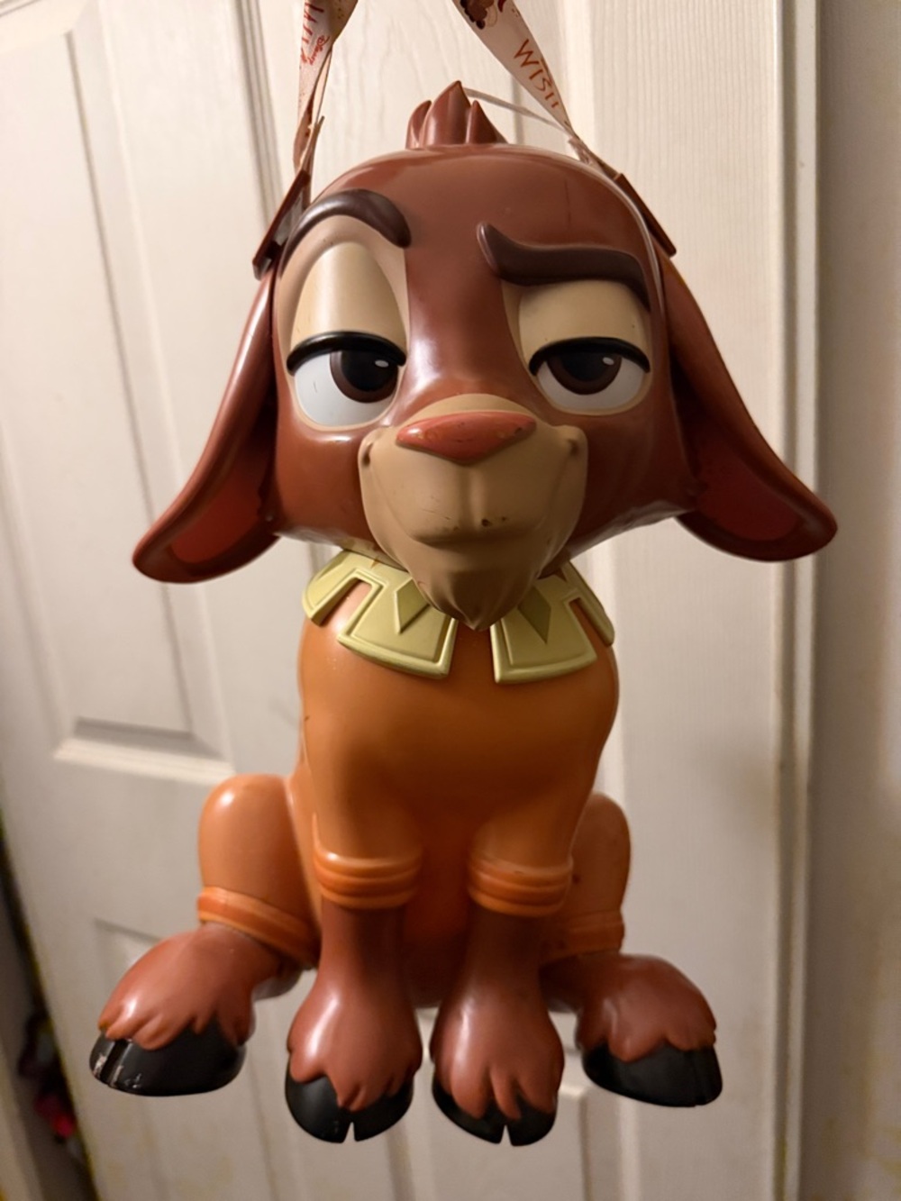 Brown Cartoon Dog Plush Figure - Decorative Pet Toy